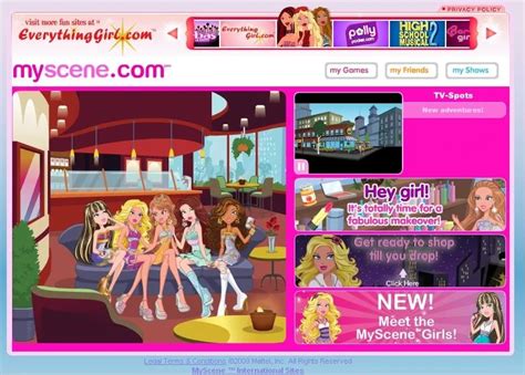 my scene barbie|my scene website.